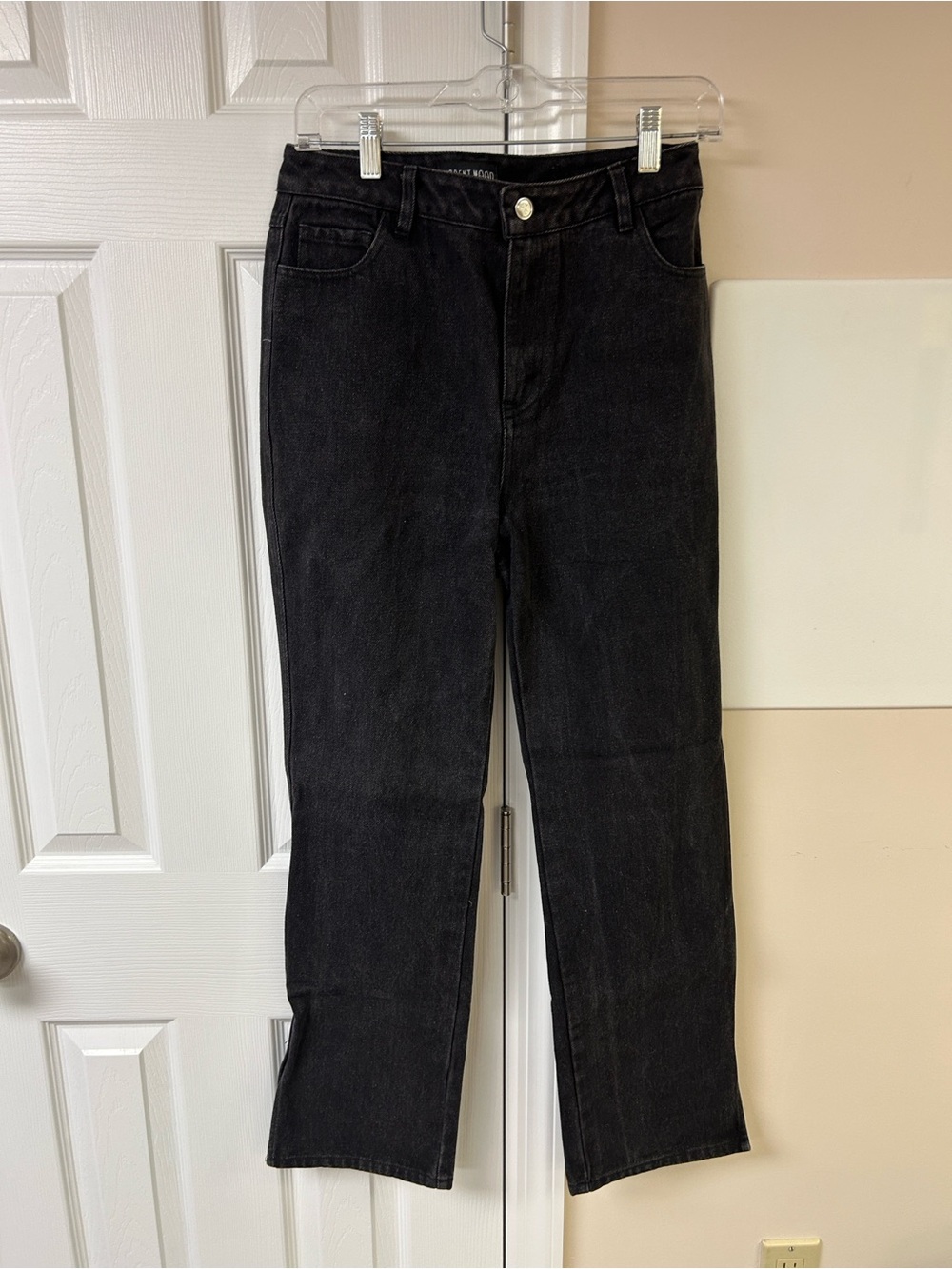 Current Mood High Waisted Black Jeans